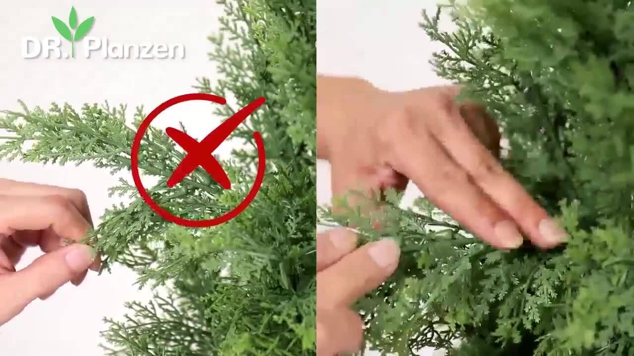 DR.Planzen 4 ft. Artificial Cedar Topiary Trees , Fake Cypress