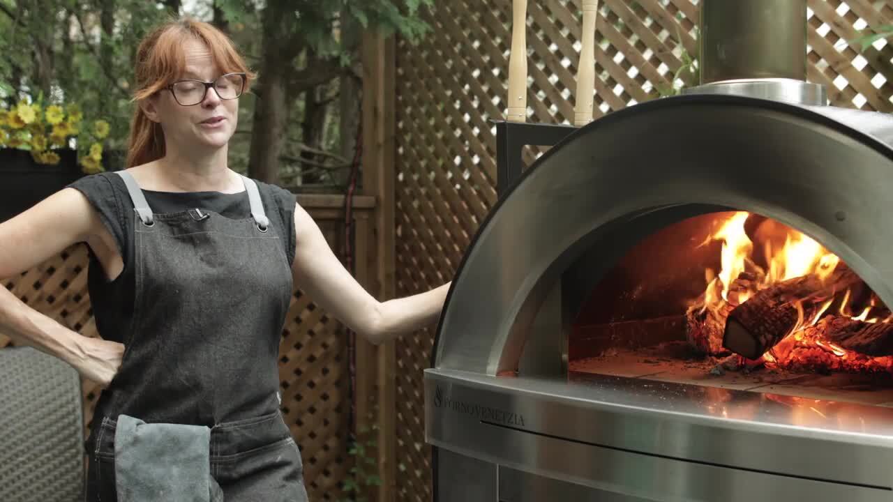 FORNO VENETZIA Torino 200 24 in. x 32 in. Wood Fired Counter Top