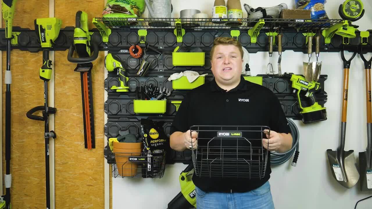 RYOBI LINK Steel Wire Basket STM410 - The Home Depot
