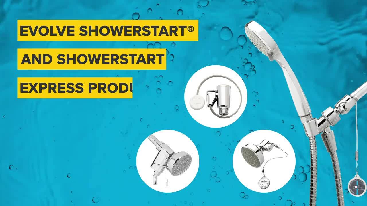 Auto-Diverting Tub Spout and 1-Spray Pattern 1.25 GPM 18.35-in. Wall Mount  SF Fixed Shower Head w/ TSV, (9-Pack)