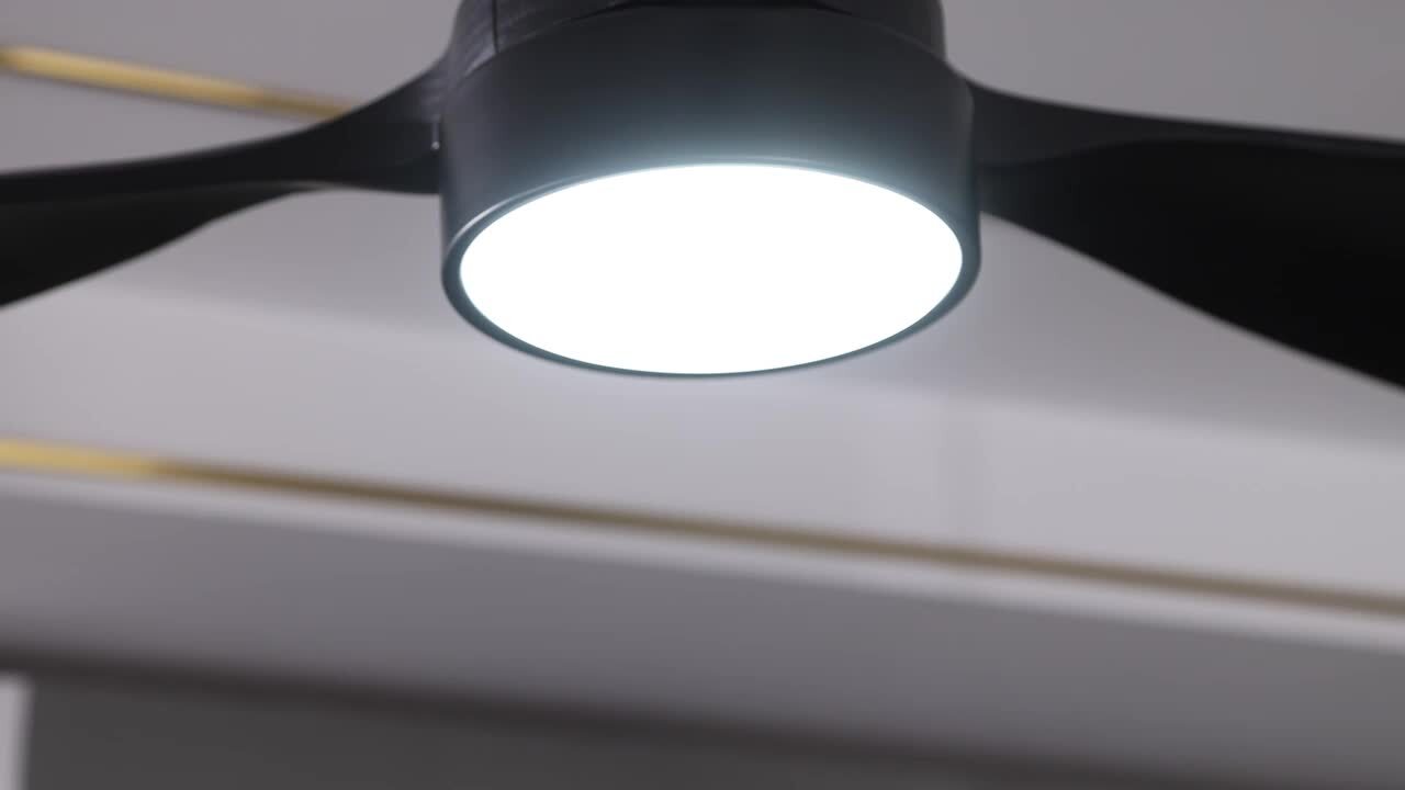 Sofucor 48 in. Indoor/Outdoor Wood White Ceiling Fan with 3