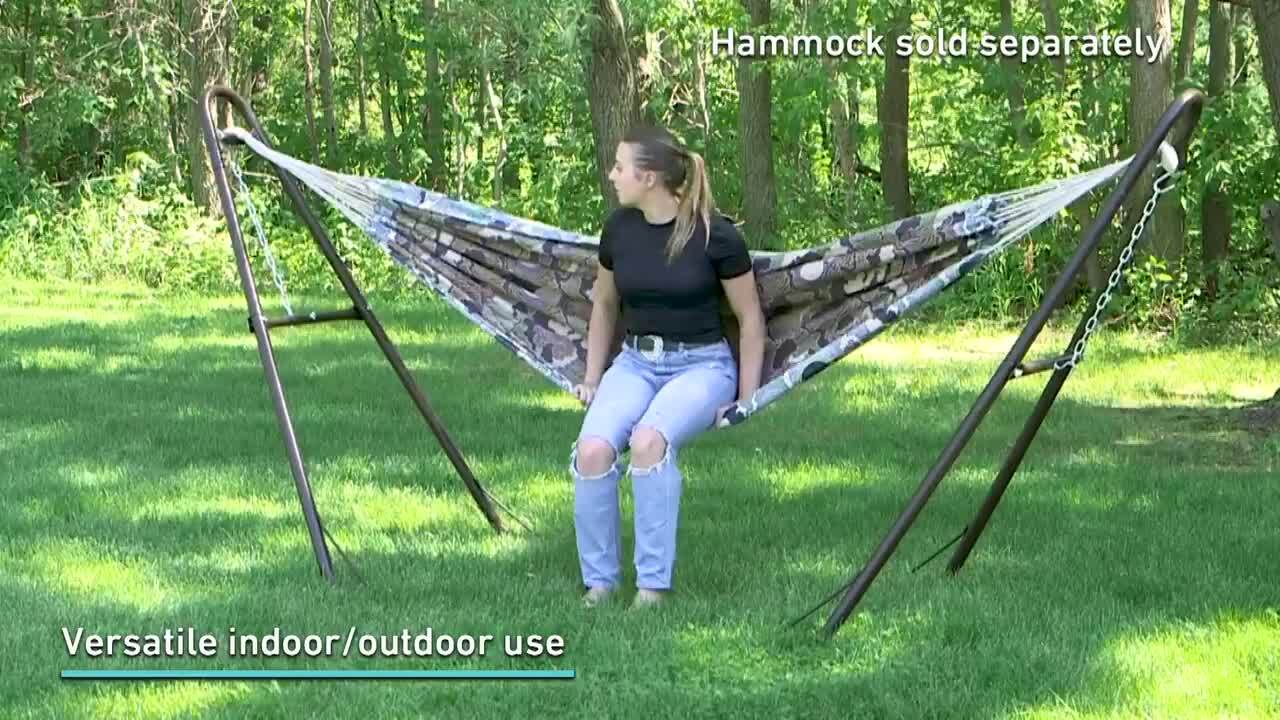 Sunnydaze Universal Multi-Use Heavy-Duty Steel Hammock Stand in