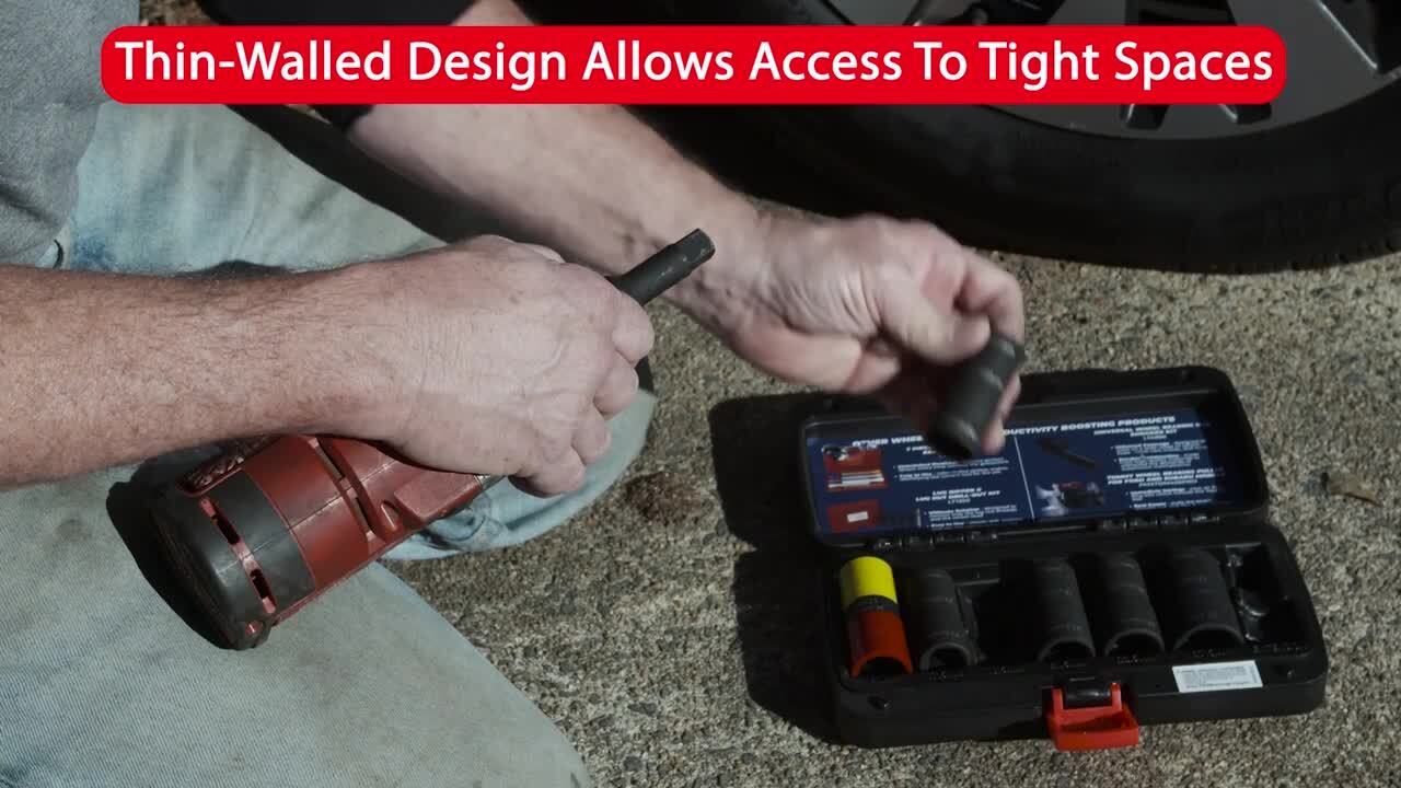 Milton 1/2 in. Drive Flip Rachet and Socket Set (7-Piece) For