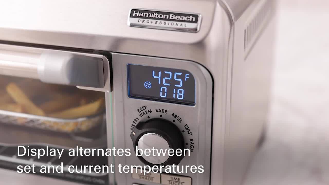 Hamilton Beach Digital Sure-Crisp Air Fry Toaster Oven