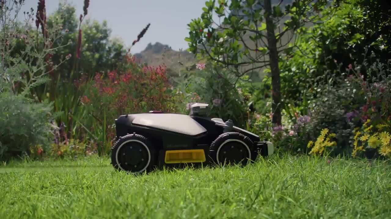Robomow RK2000 8.25 in. 4.9 Ah Lithium-Ion Robot Lawn Mower Up to 1/2 Acre