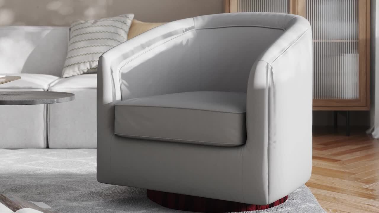 Tayla fabric swivel accent chair hotsell
