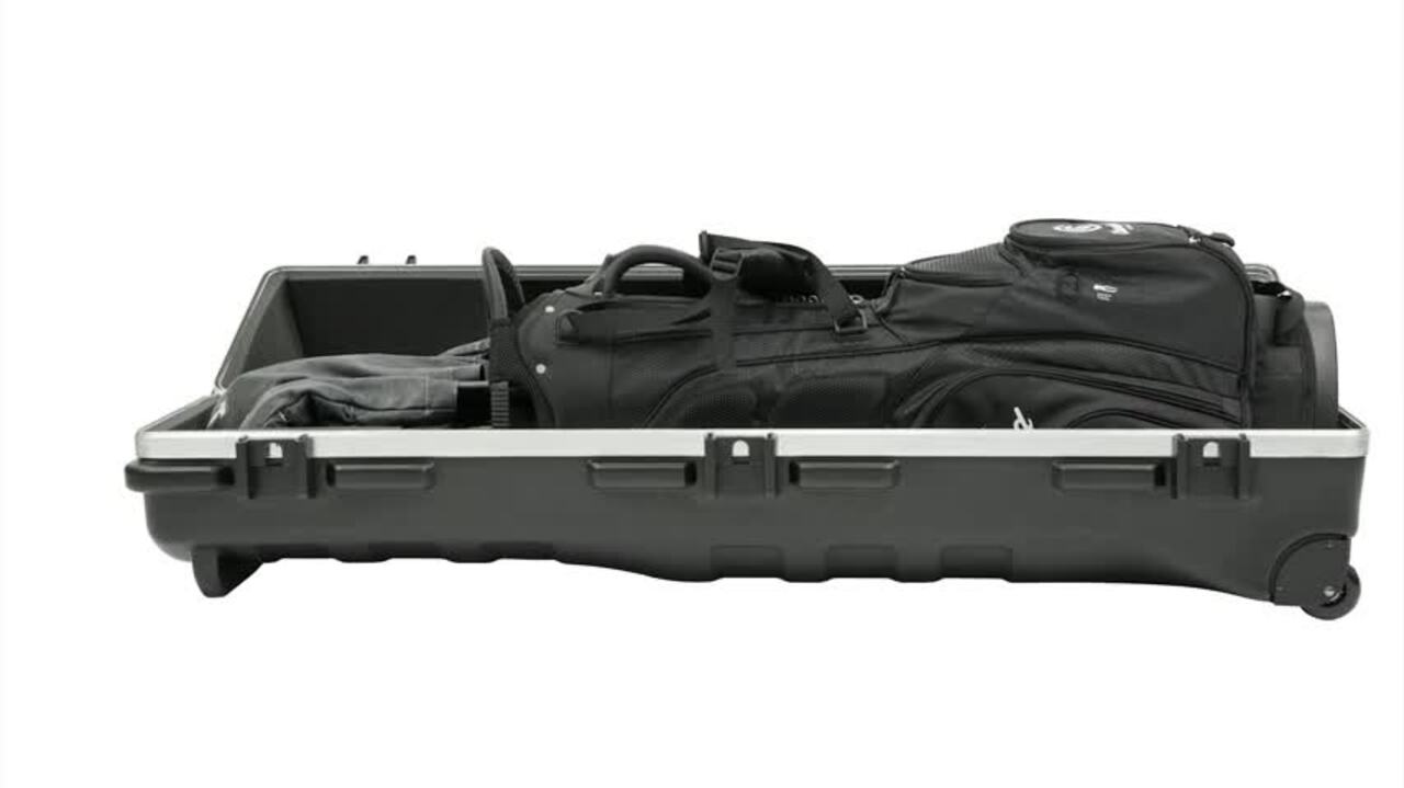SKB ATA Deluxe Standard Hard Plastic Storage Wheeled Golf Bag