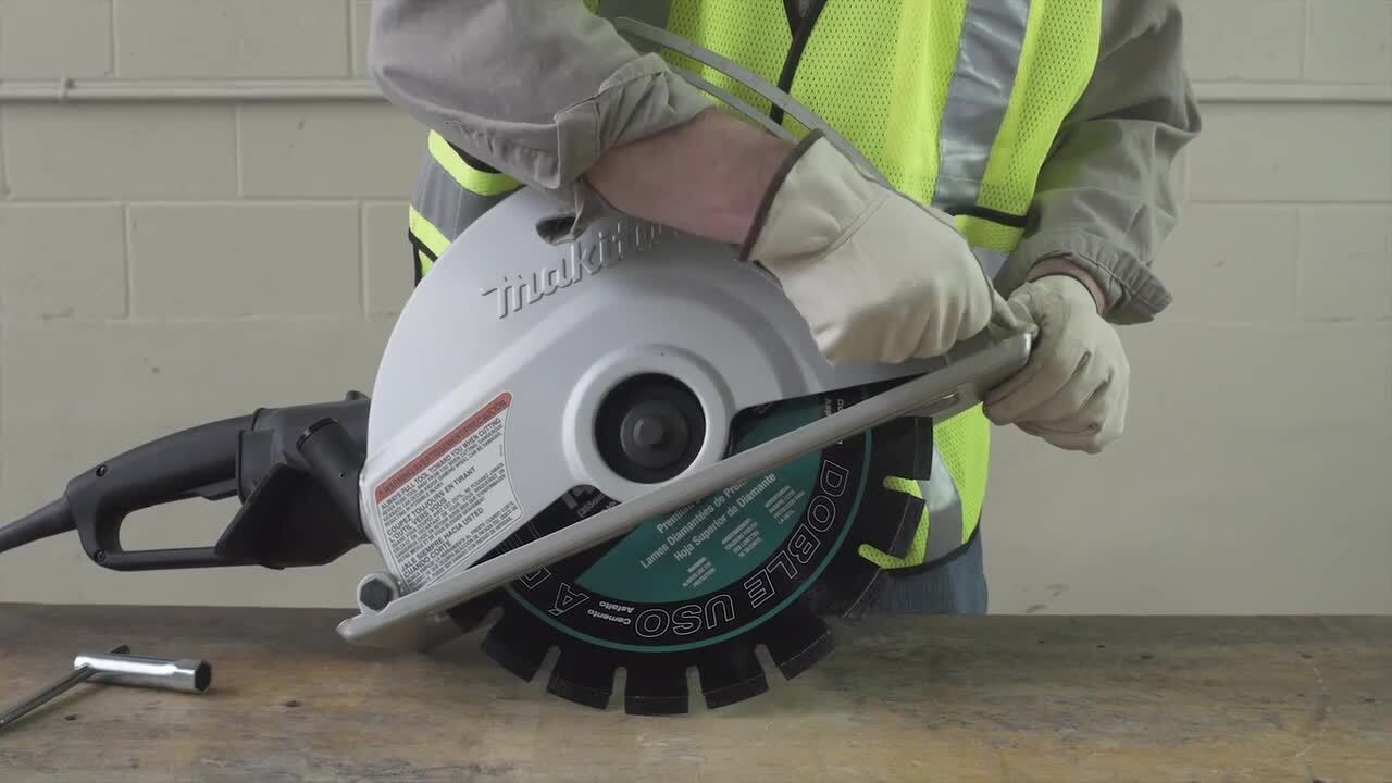 Makita 14 inch electric concrete saw sale