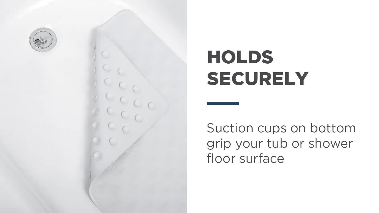 Non-Slip Shower & Bathroom Mats - Suction Cup Grips