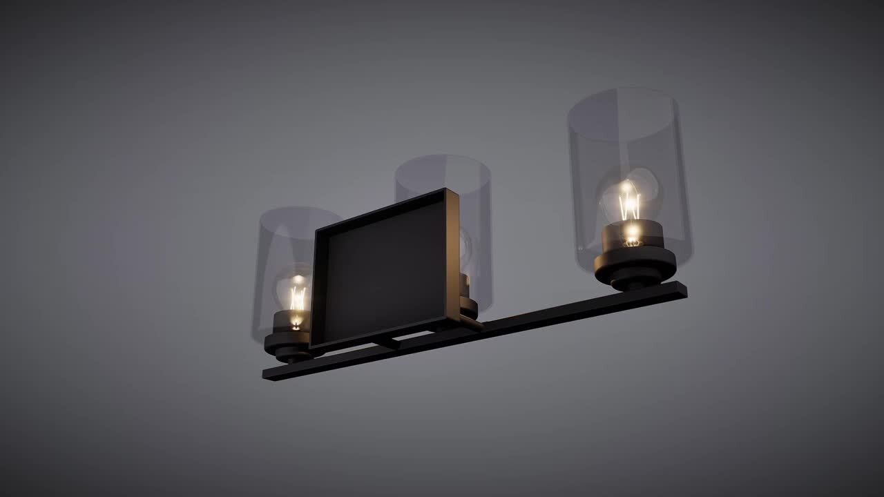 y♡0310 XGFOURSEVEN Black Vanity Lights for Bathroom,2-Light