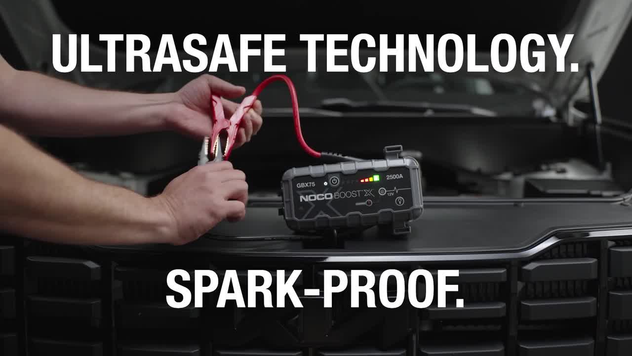 NOCO Boost X 12-Volt 2500 Amp Lithium Jump Starter GBX75 - The