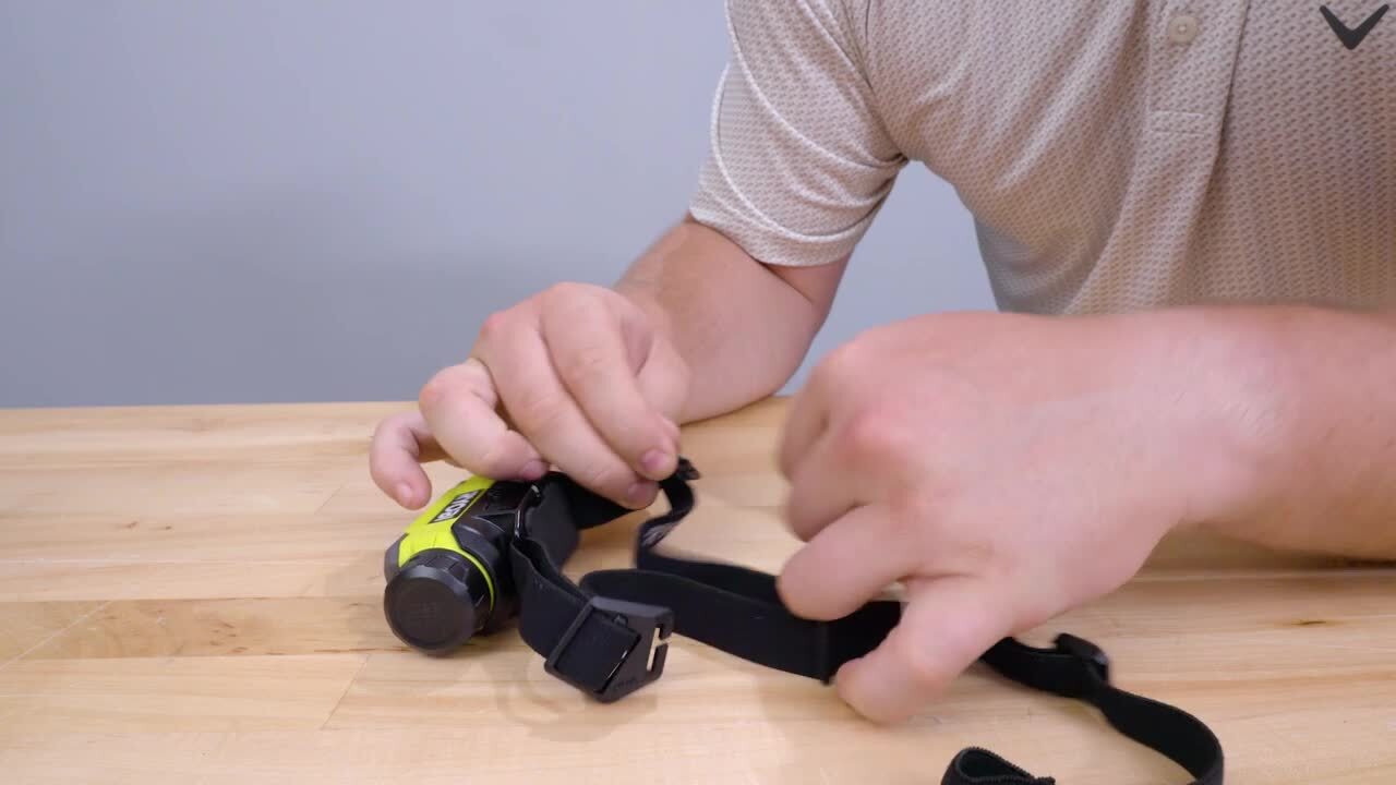 RYOBI USB Lithium Magnetic LED Headlamp Kit with 2Ah Battery and