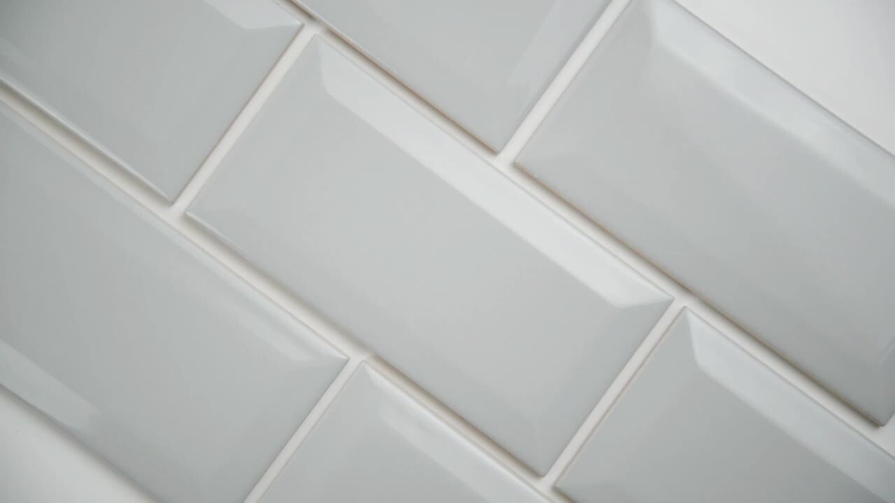 MSI Beveled 3 in. x 6 in. Glossy Ceramic White Subway Tile (1 sq. ft. / case) MSI Beveled 3 in. x 6 in. Glossy Ceramic White Subway Tile (1 sq. ft. / case)