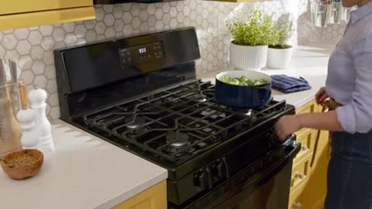 30 in. 4.8 cu. ft. Freestanding Gas Range in Stainless Steel