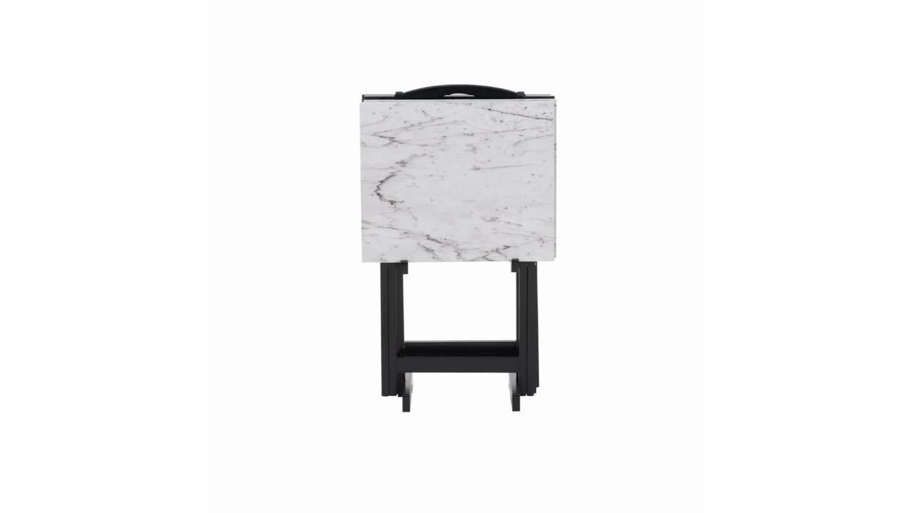 Marble folding tray table hot sale