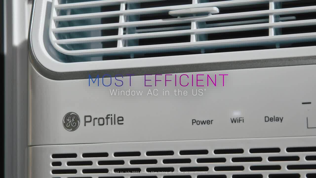 GE Profile 12,000 BTU 115V Window Air Conditioner Cools 550 Sq. Ft