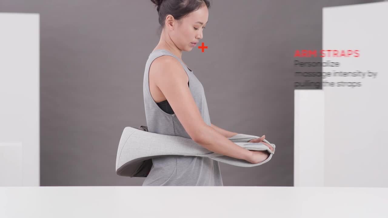 Sharper Image - RealTouch Shiatsu Massager - Wireless and Rechargeable