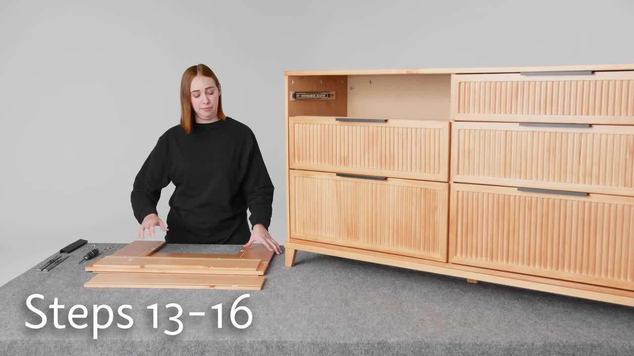 mid century modern changing table dresser Mid-Century Modern 3 Drawer Dresser with Changing Top