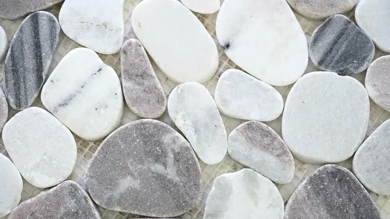 Emser Flat Venetian Pebble 11-Pack Italia Natural Stone Border Tile (12-in x 12-in)