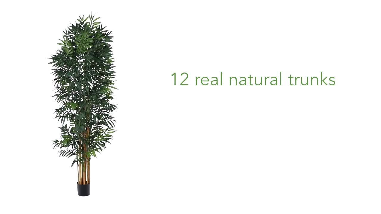 TWO 6' Phoenix Palm x5 Artificial Tree Silk Plant with NO Pot 958 