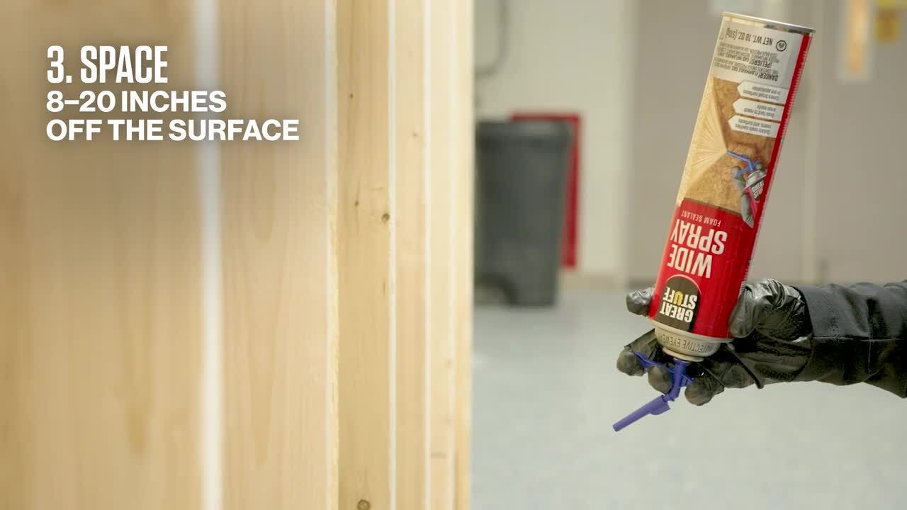 GREAT STUFF Wide Spray 18 oz. Spray Foam Sealant 12107825 - The