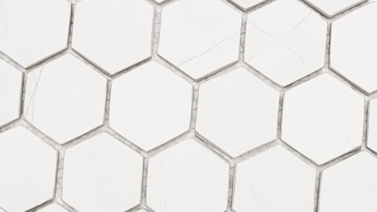 MSI Madison Luna 2 in. Hexagon 12 in. x 12 in. x 0.39 in. Matte Porcelain  Mesh-Mounted Mosaic Tile (7.36 sq. ft./Case) NMADLUN2X2HEX