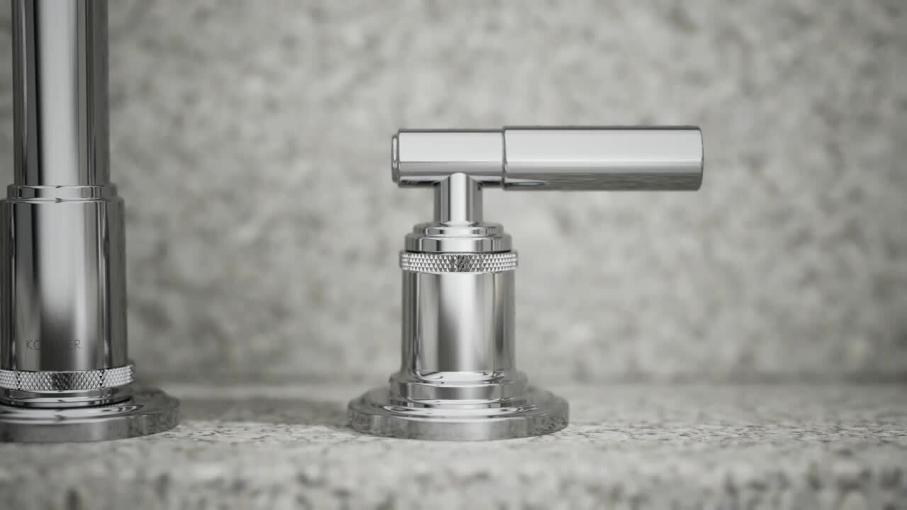 KOHLER Torrington 8 in. Widespread Double Handle Bathroom Faucet