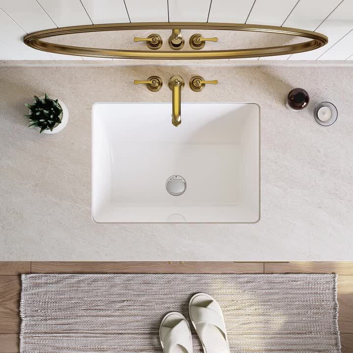 Boyel Living 18 in. Undermount Rectangular Lavatory Vitreous china Sink in White Boyel Living 18 in. Undermount Rectangular Lavatory Vitreous china Sink in White