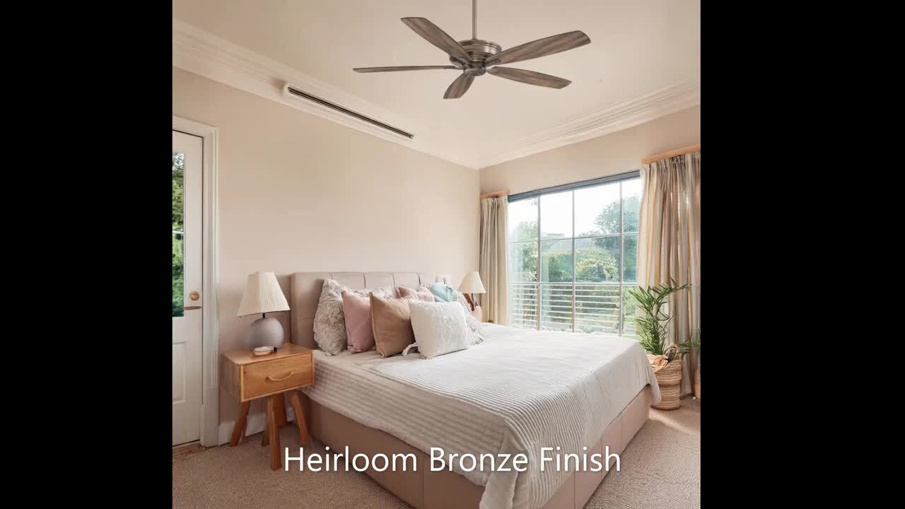 MINKA-AIRE Kafe-XL 60 in. Indoor Heirloom Bronze Ceiling Fan with