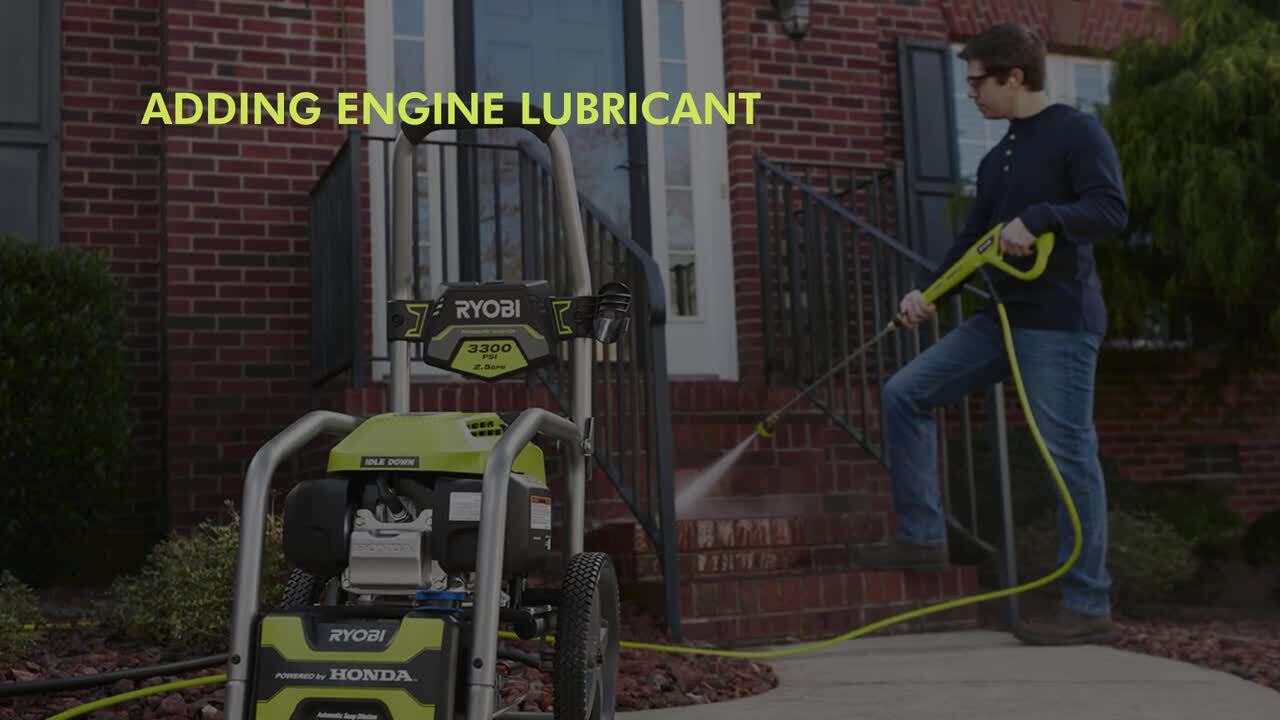 Ryobi 3300 psi gas pressure washer hot sale