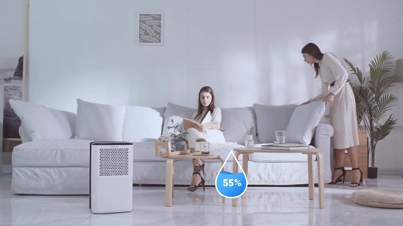 Edendirect 38 pt. 2000 sq. ft. Dehumidifier with Bucket and Edendirect 38 pt. 2000 sq. ft. Dehumidifier with Bucket and