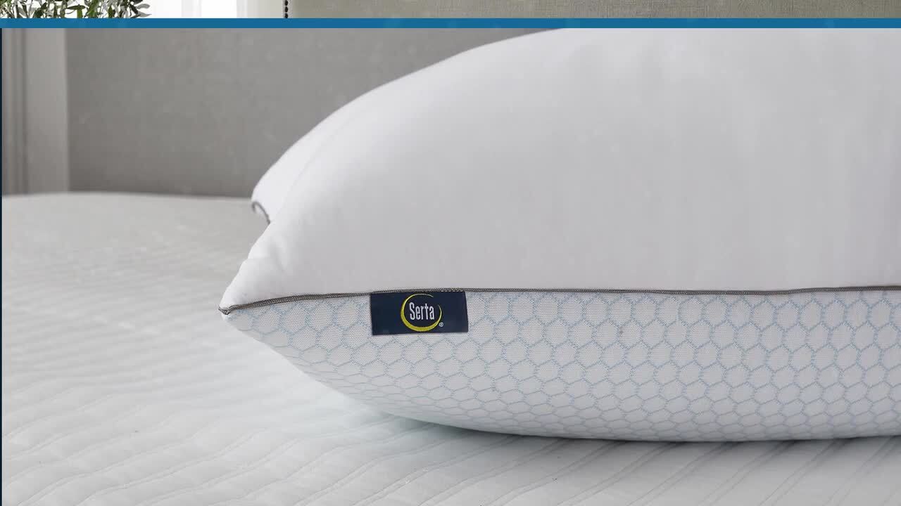 Serta 233-Thread Count White Goose Feather Summer and Winter