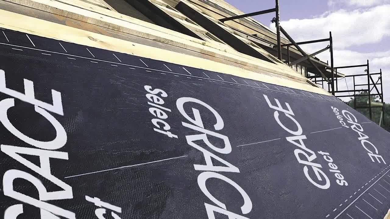 Grace Select 36 in. x 65 ft. Roll Self Adhered Roofing Underlayment (195 sq. ft.) Grace Select 36 in. x 65 ft. Roll Self Adhered Roofing Underlayment (195 sq. ft.)