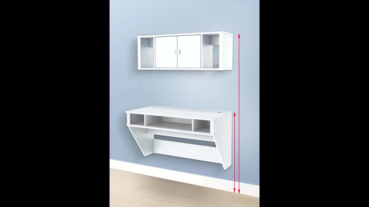 Reviews for Prepac Milo 1-Drawer White Floating Nightstand