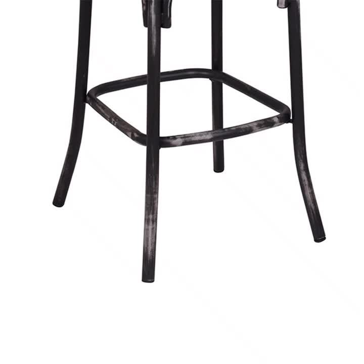 Acme Furniture Zaire Walnut and Antique Black Stationary Bar
