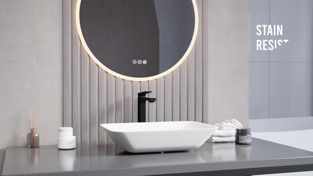 ANZZI Innovio Series 18 in. L x 13 in. W Rectangular