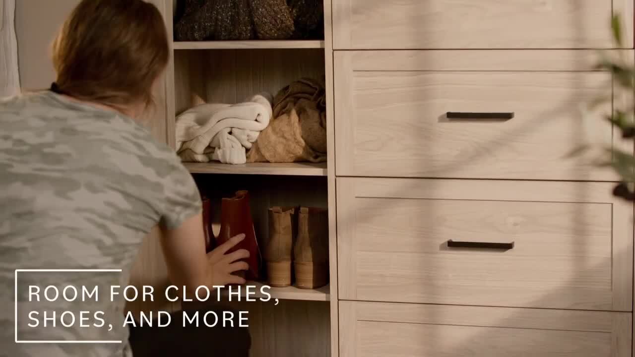 Closet with Pull Out Jewelry Drawers - Transitional - Closet