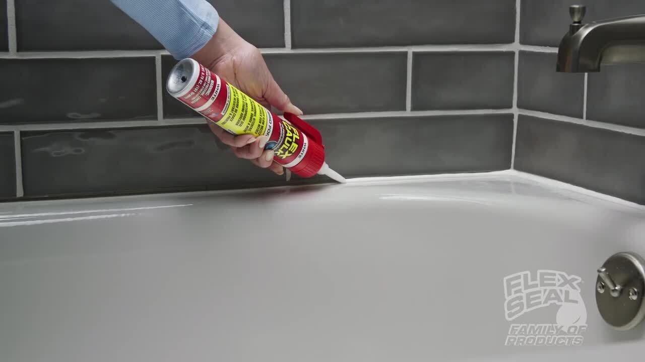 Adrinfly 12 fl. Oz. Silicone Caulk Clear Silicone Sealant Waterproof, Countertop Flexible Kitchen Sink Sealant, 12-Pack