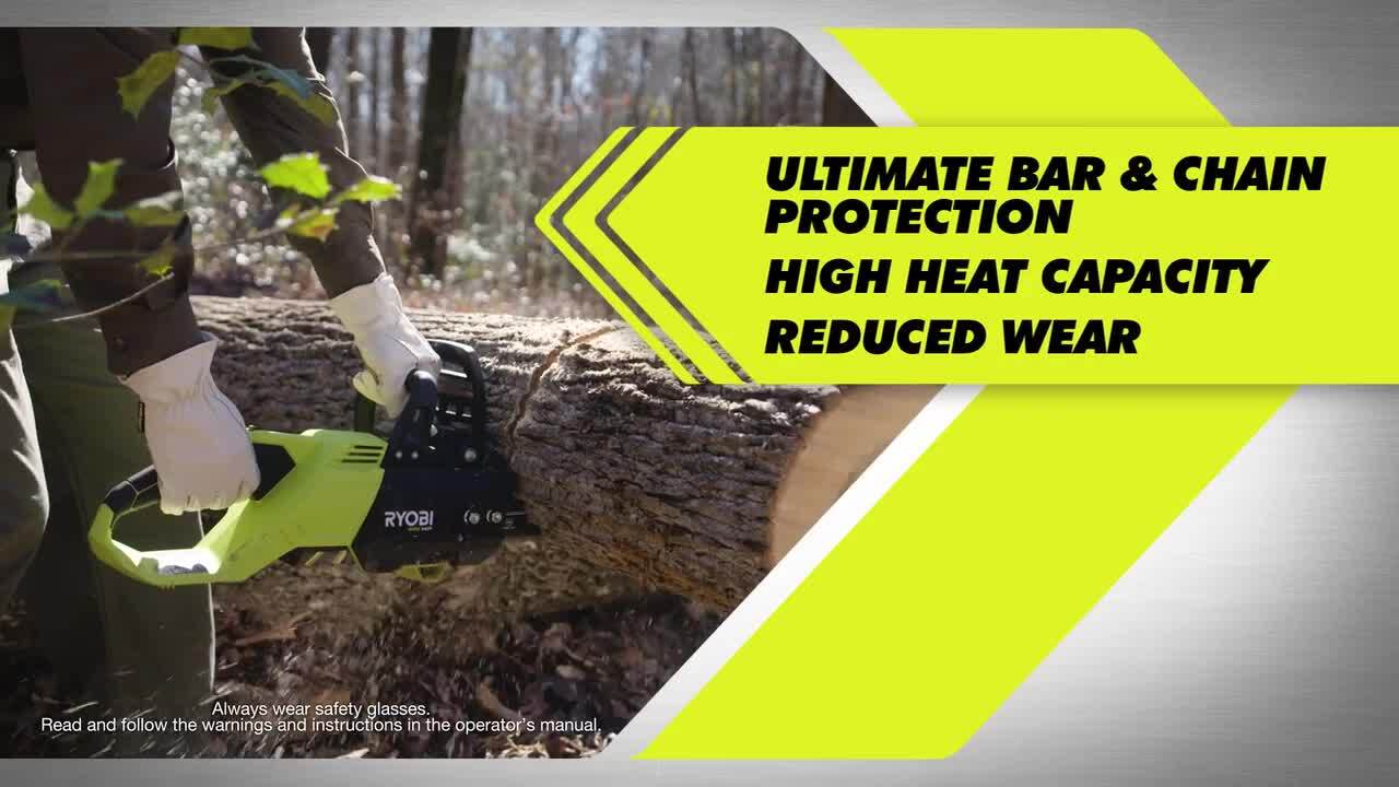 Ryobi chainsaw deals bar oil