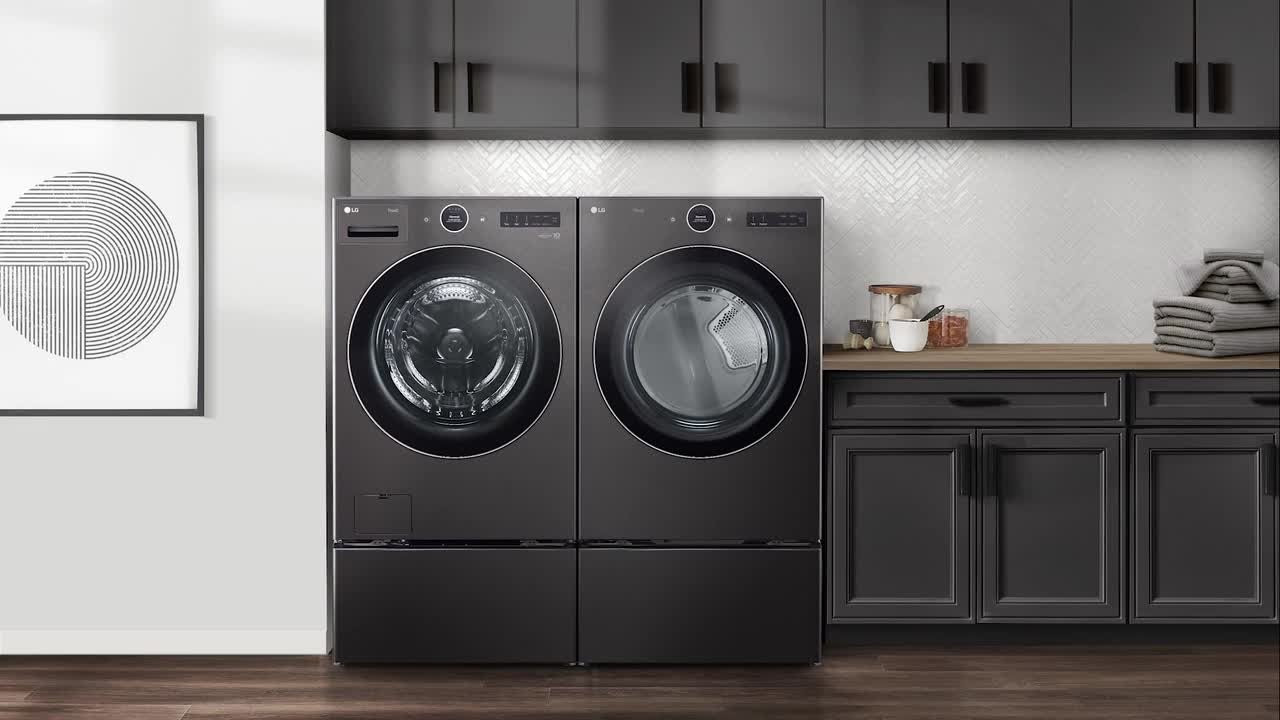 LG 5.0 cu. ft. SMART Top Load Washer with TurboWash and 7.3 cu. ft