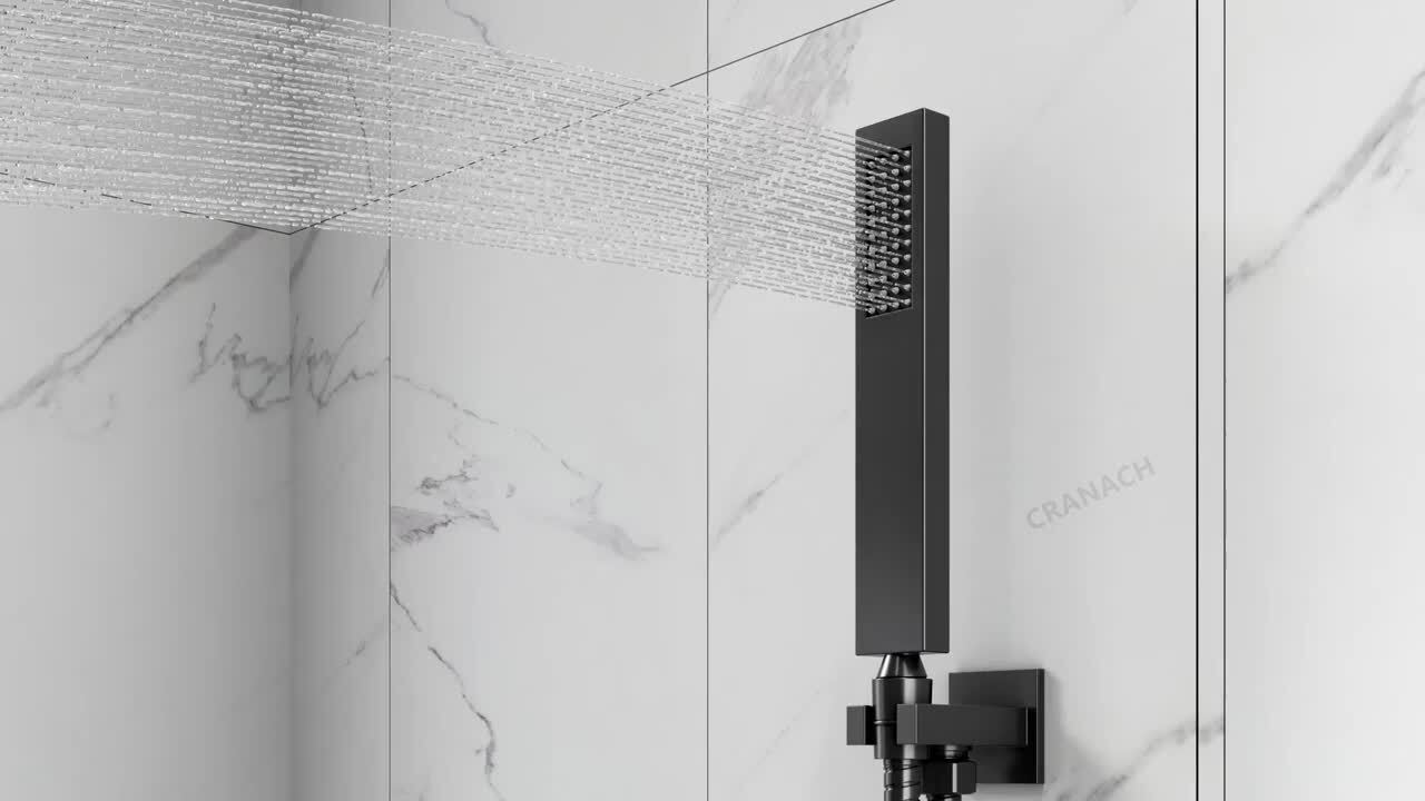 Light Round 1-Pattern 2.5 GPM 7.87 in. Ceiling Mount Rain Shower Head with Rainbow LED Light in Chrome Light Round 1-Pattern 2.5 GPM 7.87 in. Ceiling Mount Rain Shower Head with Rainbow LED Light in Chrome