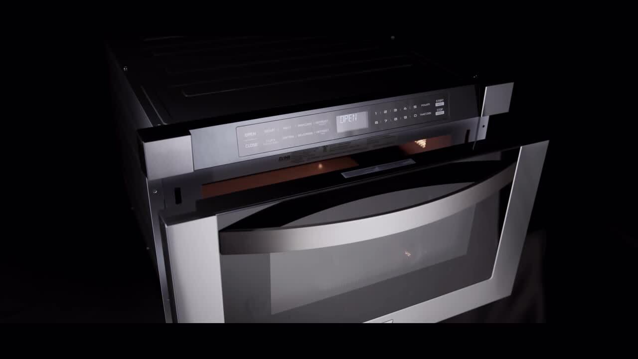 ZLINE Kitchen and Bath 24 in. 1000-Watt Built-In Microwave Drawer