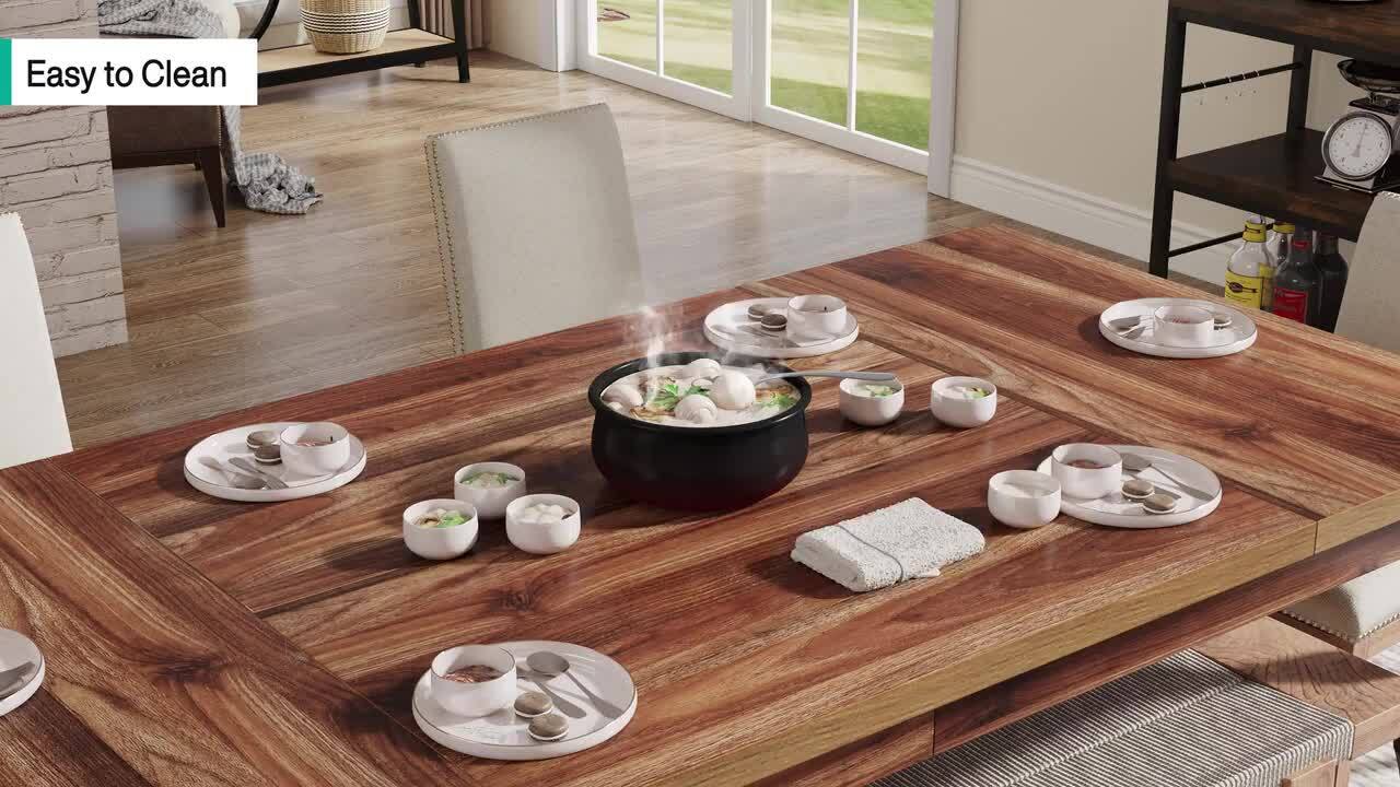 TRIBESIGNS WAY TO ORIGIN Halseey Walnut Rectangle Wood