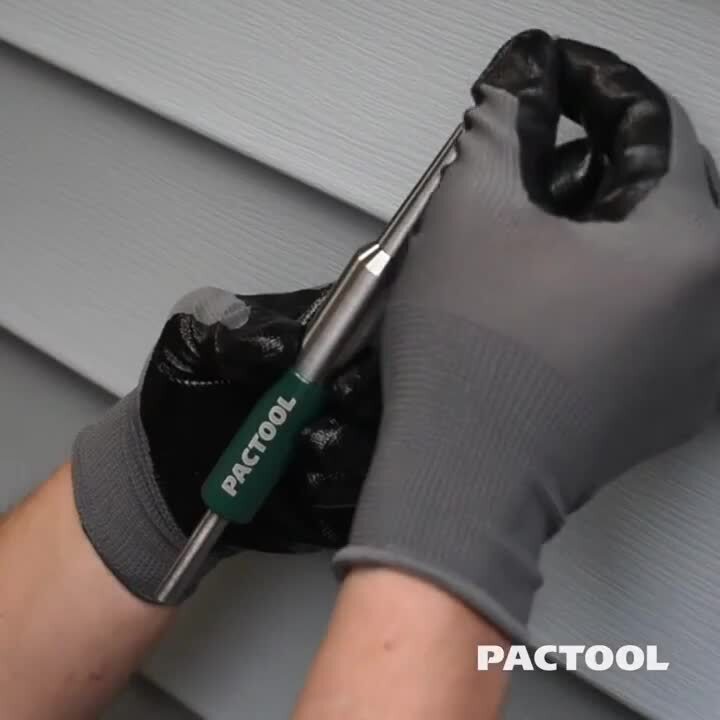 PacTool in. x in. Steel Nail Punch Perfect for Use with Soffit Fascia and Other Trim VA103 - The Home Depot PacTool in. x in. Steel Nail Punch Perfect for Use with Soffit Fascia and Other Trim VA103 - The Home Depot