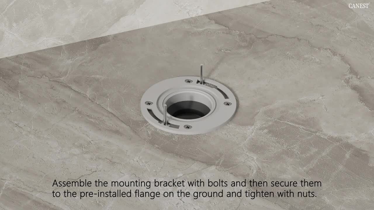 CANEST Elongated Smart Bidet Toilet 1.08/1.45 GPF Dual Flush with Auto Open/Close & Heated Seat