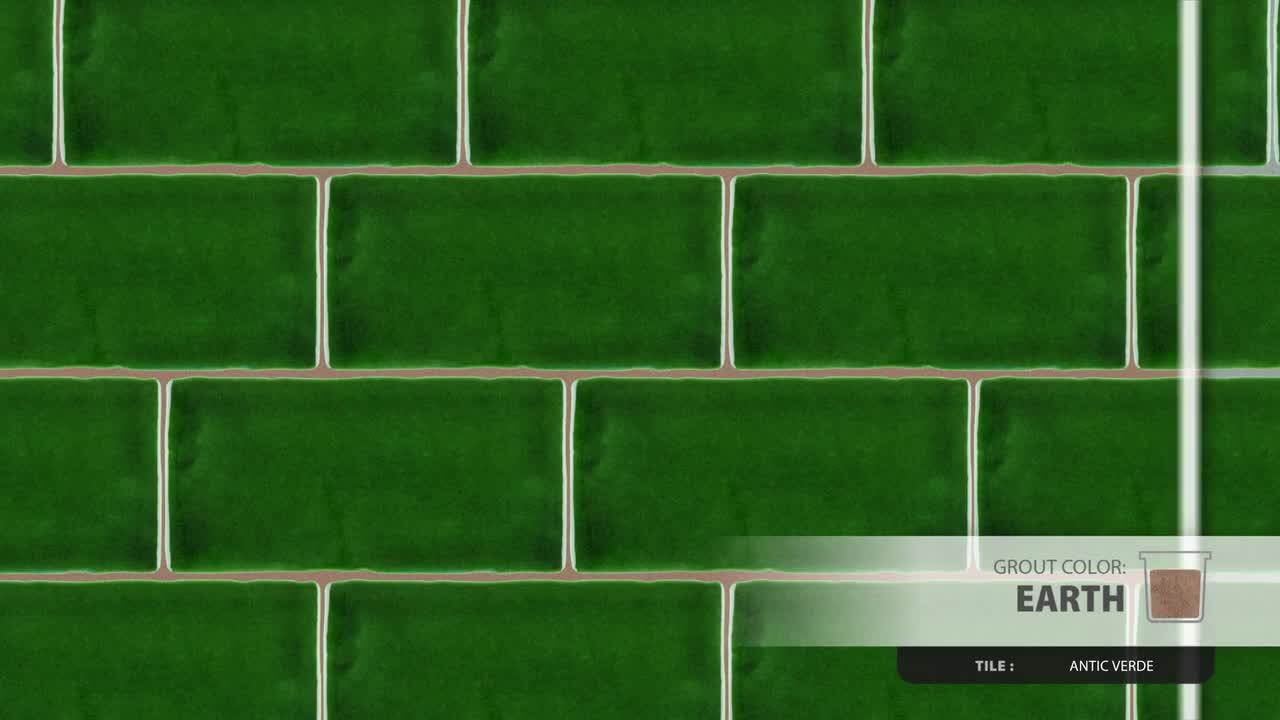 Merola Tile Viva Antic Verde 3 in. x 6 in. Ceramic Wall Tile (4.16