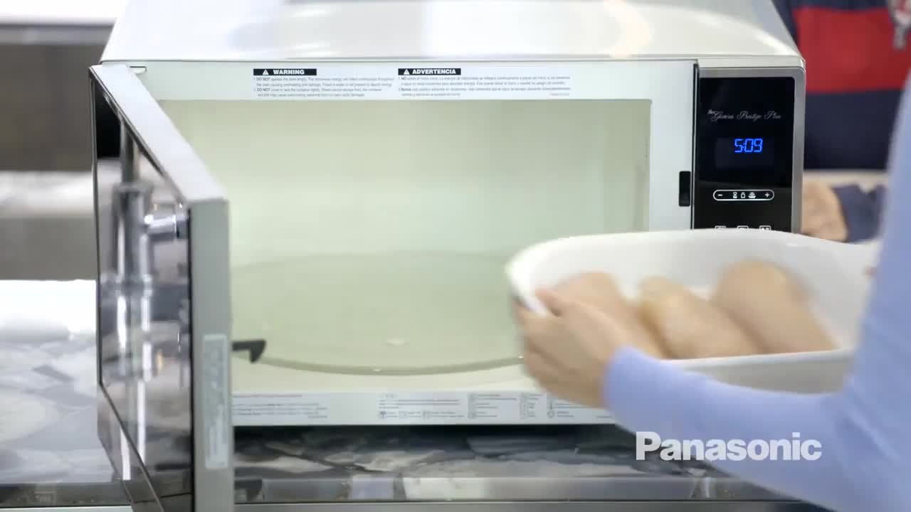 Panasonic 1.6 cu. ft. Built in or Countertop Microwave Oven in