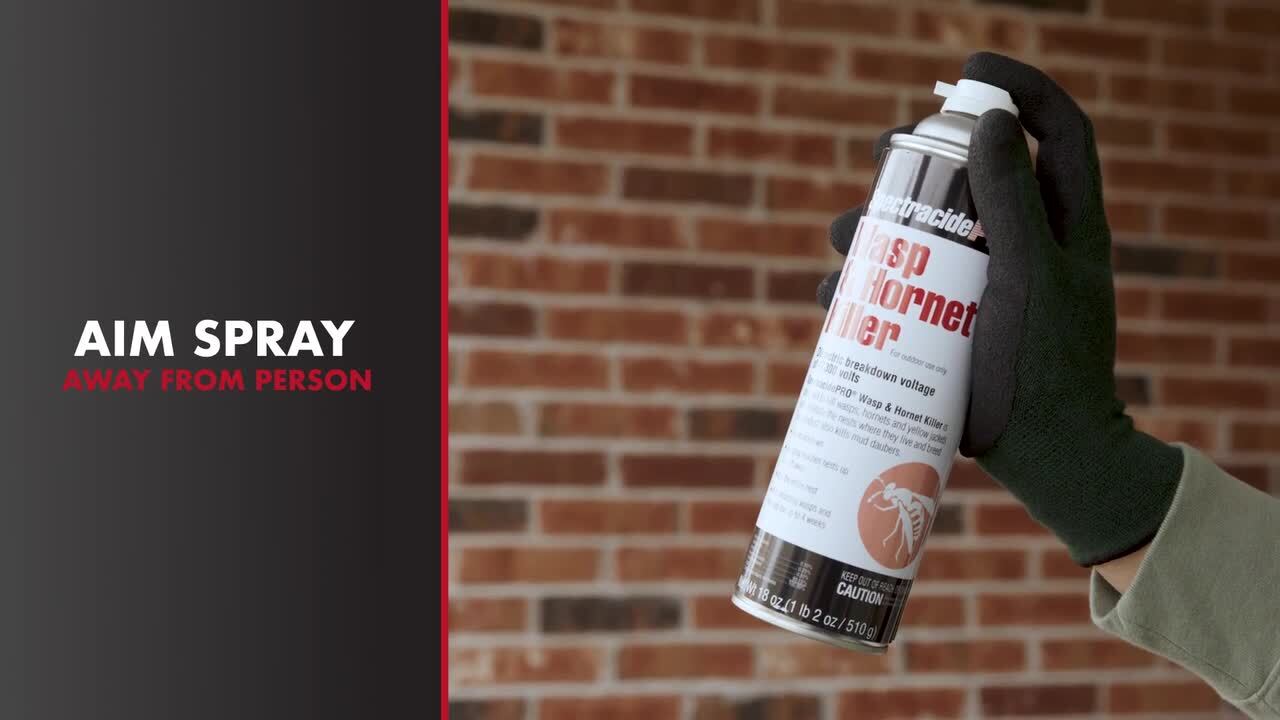 Have a question about Spectracide 18 oz. PRO Wasp and Hornet Spray