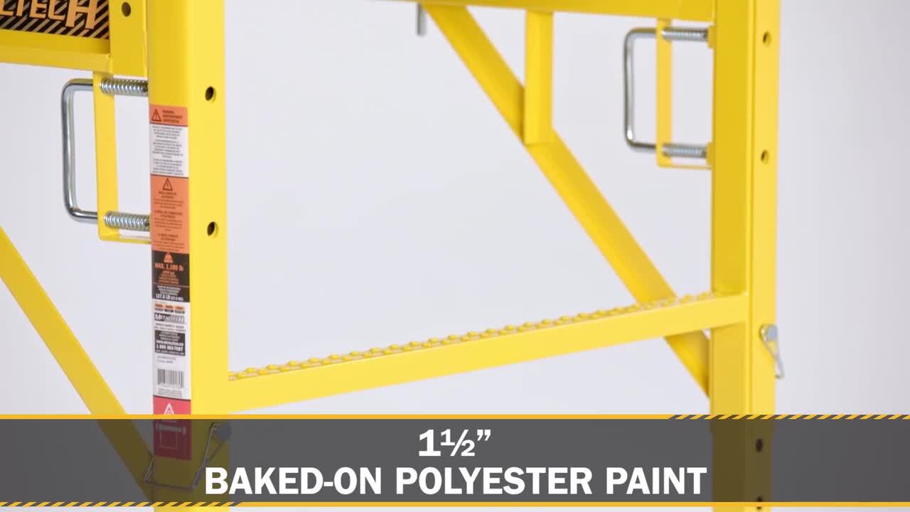 MetalTech Safeclimb Baker Style Scaffold Rolling Platform, 1250