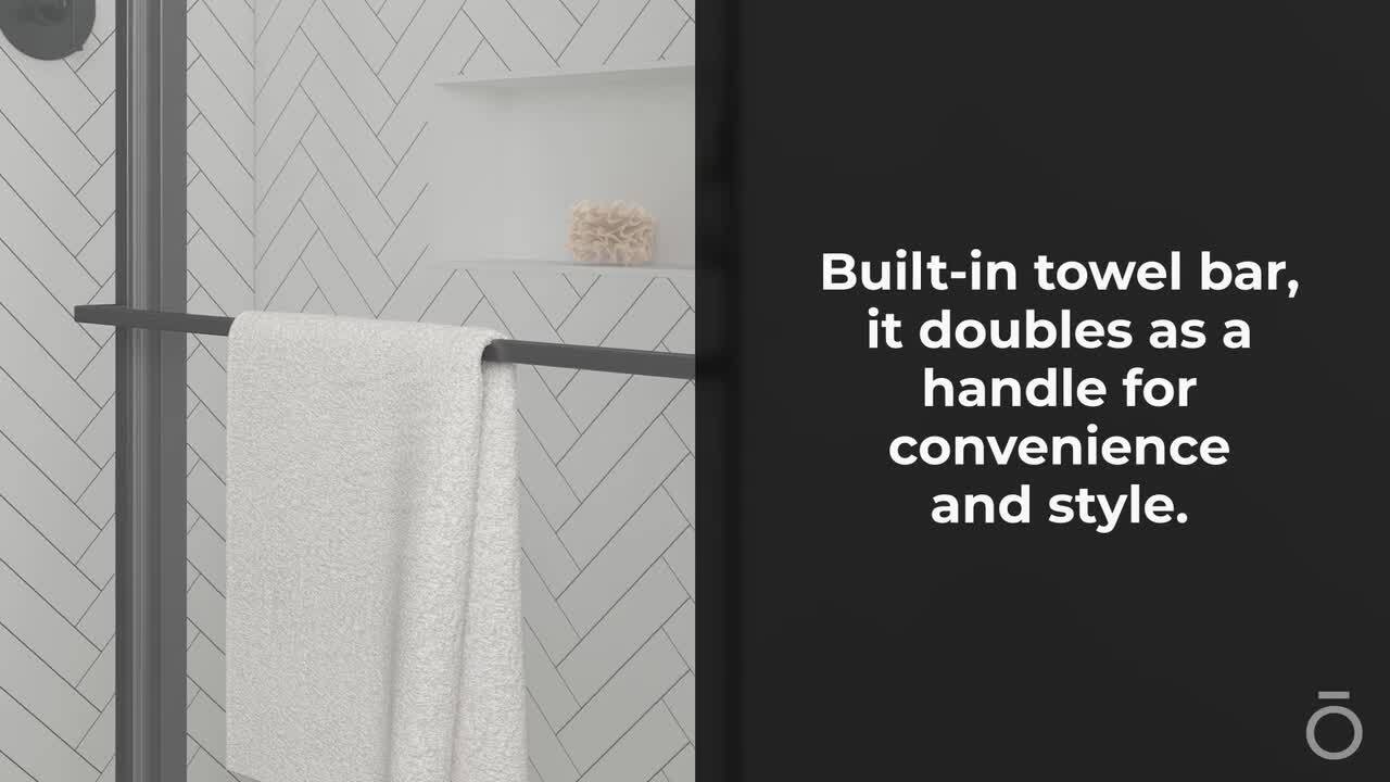 OVE Decors Zora 48 in. Max Width x 78 3/4 in. H Alcove Sliding